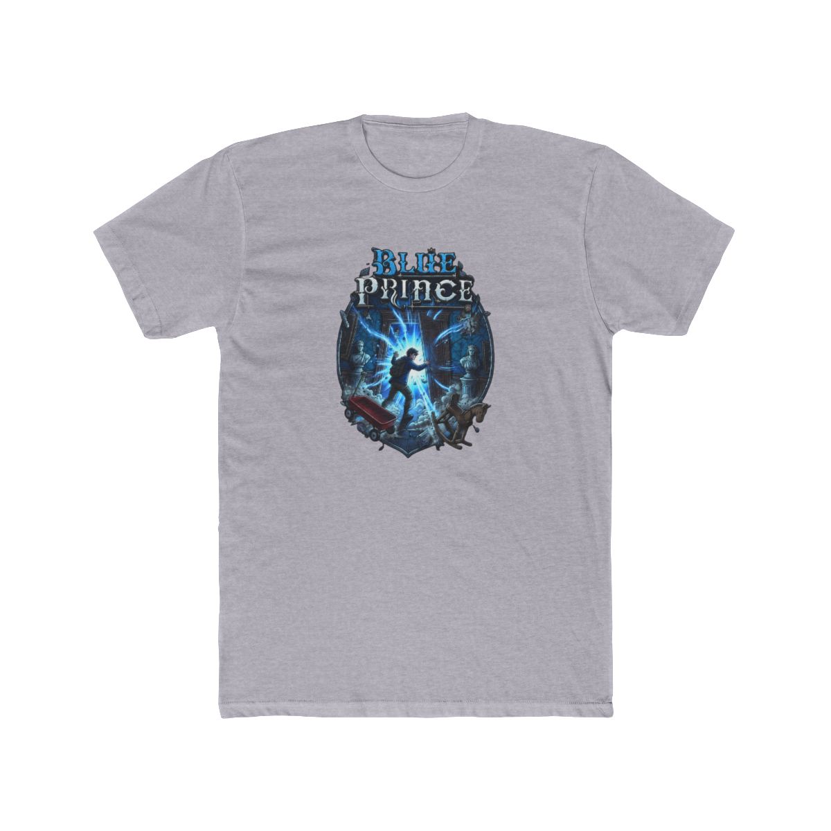 Mt Holly Blue Prince Art Deco Mystery Mansion T Shirt - Vintage Intrigue Gift